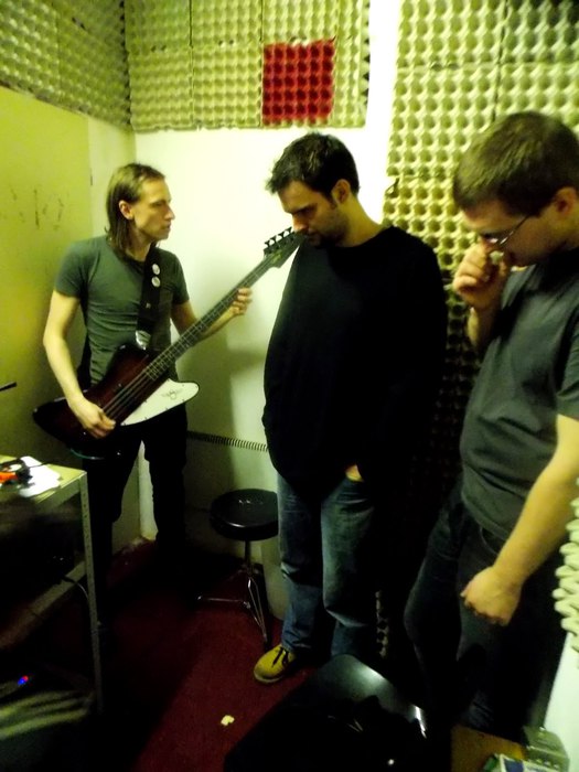 Nahrávání dema v Košířích (Studio Creatory, rok 2013)